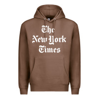 Chestnut new york times Premium Hoodie - artisFamous