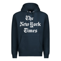 Navy new york times Premium Hoodie - artisFamous