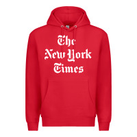 Red new york times Premium Hoodie - artisFamous