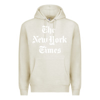 Oatmeal Heather new york times Premium Hoodie - artisFamous