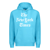 Ocean Blue new york times Premium Hoodie - artisFamous