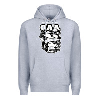 Heather Grey oceans ate alaska Premium Hoodie - artisFamous