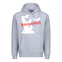 Heather Grey ridiculousness Premium Hoodie - artisFamous