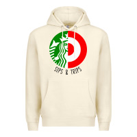 Sandshell sips and  trips Premium Hoodie - artisFamous