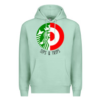 Seafoam sips and  trips Premium Hoodie - artisFamous