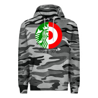 Slate Camo sips and  trips Premium Hoodie - artisFamous