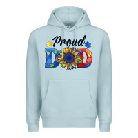 Blue Mist proud dad autism Premium Hoodie - BarkalooDesign