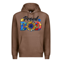 Chestnut proud dad autism Premium Hoodie - BarkalooDesign