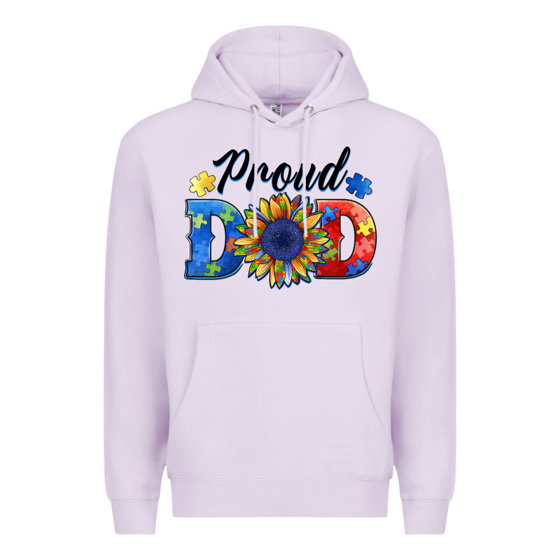 Proud Dad Autism Premium Hoodie by BarkalooDesign | Teevron