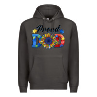 Smoke proud dad autism Premium Hoodie - BarkalooDesign
