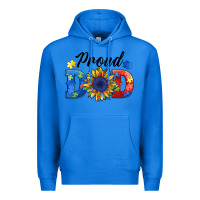 True Royal proud dad autism Premium Hoodie - BarkalooDesign