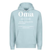 Blue Mist Oma Definition - Mother's Day Gift Premium Hoodie - artisFamous