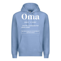Colony Blue Oma Definition - Mother's Day Gift Premium Hoodie - artisFamous