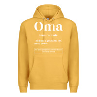 Mustard Oma Definition - Mother's Day Gift Premium Hoodie - artisFamous