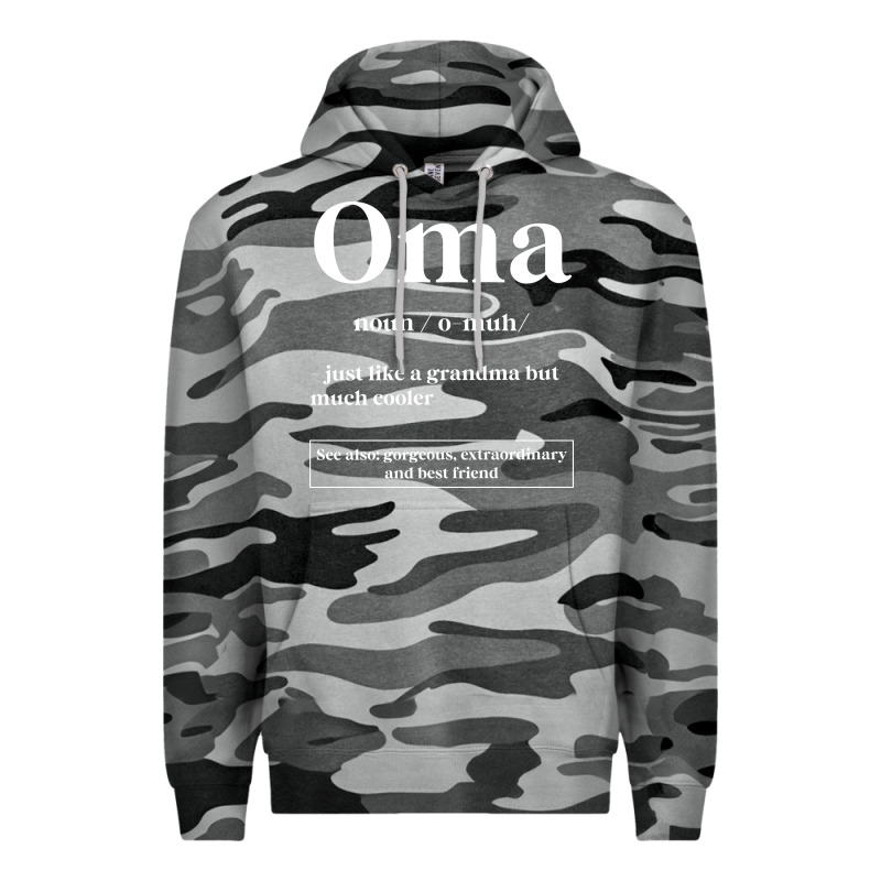 Oma Definition - Mother's Day Gift Premium Hoodie by artisFamous | Teevron