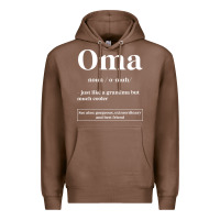 Chestnut Oma Definition - Mother's Day Gift Premium Hoodie - artisFamous