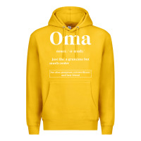 Lemon Oma Definition - Mother's Day Gift Premium Hoodie - artisFamous
