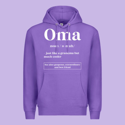 Oma Definition - Mother's Day Gift Premium Hoodie Designed By Artisfamous