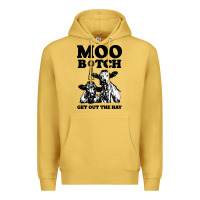 Antique Gold Moo bitch get out the hay Premium Hoodie - artisFamous