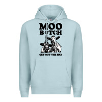 Blue Mist Moo bitch get out the hay Premium Hoodie - artisFamous