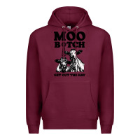 Burgundy Moo bitch get out the hay Premium Hoodie - artisFamous