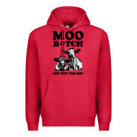 Cardinal Moo bitch get out the hay Premium Hoodie - artisFamous