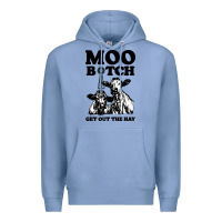 Colony Blue Moo bitch get out the hay Premium Hoodie - artisFamous