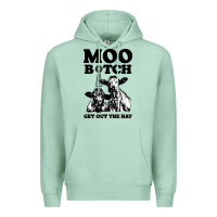 Seafoam Moo bitch get out the hay Premium Hoodie - artisFamous