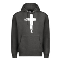 Charcoal Heather tattoo christian Premium Hoodie - artisFamous