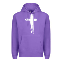 Purple tattoo christian Premium Hoodie - artisFamous