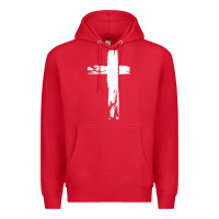 Red tattoo christian Premium Hoodie - artisFamous
