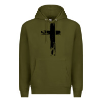 Army Green tattoo christian Premium Hoodie - artisFamous