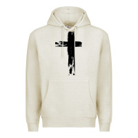Oatmeal Heather tattoo christian Premium Hoodie - artisFamous