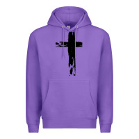 Purple tattoo christian Premium Hoodie - artisFamous