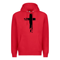 Red tattoo christian Premium Hoodie - artisFamous
