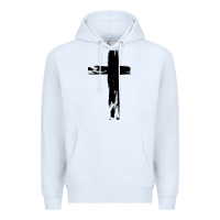 White tattoo christian Premium Hoodie - artisFamous
