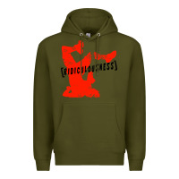 Army Green ridiculousness Premium Hoodie - artisFamous