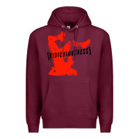 Burgundy ridiculousness Premium Hoodie - artisFamous