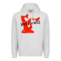 Dove Grey ridiculousness Premium Hoodie - artisFamous