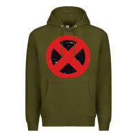 Army Green xmen symbol Premium Hoodie - artisFamous