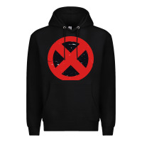 Black xmen symbol Premium Hoodie - artisFamous