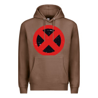 Chestnut xmen symbol Premium Hoodie - artisFamous