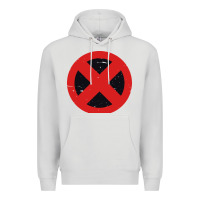 Dove Grey xmen symbol Premium Hoodie - artisFamous