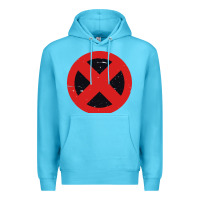 Ocean Blue xmen symbol Premium Hoodie - artisFamous