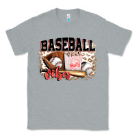 Heather Grey baseball vibes Classic Tee - FaDigitalArtStudio