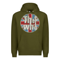 Army Green the  who    dis.tres.sed   j.a.c.k c.i.r.c.l.e   lo   t shirt Premium Hoodie - artisFamous