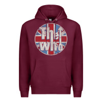Burgundy the  who    dis.tres.sed   j.a.c.k c.i.r.c.l.e   lo   t shirt Premium Hoodie - artisFamous