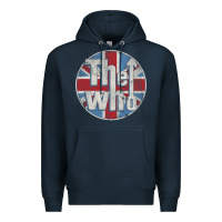 Navy the  who    dis.tres.sed   j.a.c.k c.i.r.c.l.e   lo   t shirt Premium Hoodie - artisFamous