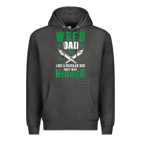 Charcoal Heather weed dad le.ga.li.ze ma.riju.a.na pot weed gift   t shirt Premium Hoodie - artisFamous