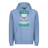 Colony Blue weed dad le.ga.li.ze ma.riju.a.na pot weed gift   t shirt Premium Hoodie - artisFamous